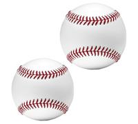 Takingup Paquete de 2 Pelotas de Béisbol, Pequeñas Ligas de Béisbol para Entrenamiento con Costuras Cosidas a Mano y Núcleo Relleno de Corcho, Tamaño Oficial para Práctica - Pelotas de