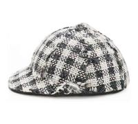 Takingup Sombreros en Miniatura, 1x1 Pulgadas, Escala 1:12, Sombreros de muñeca realistas con Cuadros Blancos y Negros, Elegantes para Accesorios de casa de muñecas DIY, Cosas en Miniatura