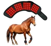 Takingup Terapia de luz roja para Caballos, terapias de luz roja Recargables portátiles e inalámbricas para Caballos Estera equina con Longitudes de Onda duales para Soporte de Cuidado Diario