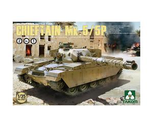 Takom 2027 - Chieftain MK5/5P Escala 1/35 Kit De Plástico - Con Orugas 48
