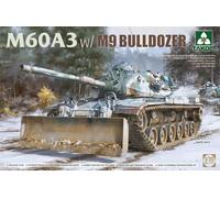 Takom 2137-M60A3 Con M9 Bulldozer Accesorio - 1/35 Escala Plástico Kit T48Post