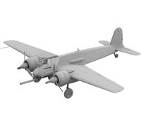 Takom 48002 Henschel Hs 129 B-3 w/Interior - 1:48 avión maqueta - Incluye casco transparente, cañón de 75 mm (BK 7.5) y detalles del motor - Sin construir