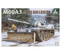 TAKOM TAK2137 2137-M60A3 con Accesorio de niveladora M9, Kit de plástico a Escala 1/35