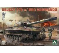 Takom (TAKOM) 1/35 Tanque pesado soviético Obeyect 279 y NBC Command Figura con modelo TKO2188