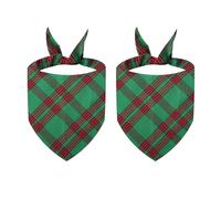 TAKOXIA 2 pañuelos para mascotas para perros, accesorios de fiesta de Navidad, bandanas para perros, bufanda, toalla de saliva, collar de vacaciones para mascotas