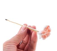 TAKOXIA Betta - Varita de entrenamiento de peces, kit de iniciación para pecado, palo de entrenamiento natural, hábitat, varita de cola betta, decoración de acuarios