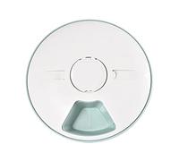TAKOXIA Comedero automático para mascotas, 6 rejillas, herramienta de alimentación para mascotas, temporizador de 24 horas, control de porciones, dispensador eléctrico de alimentos secos para mascotas