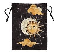TAKOXIA Divinations - Bolsa de terciopelo para tarjetas, diseño de oráculos, mesa de mesa, juego de mesa, almacenamiento de joyas, tarots, Smyb003, 14*18cm