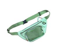 TAKOXIA Itabag - Bolso cruzado transparente con ventana para mujer, con alfileres, correa ajustable, bolso de hombro para estudiantes