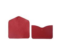 TAKOXIA Tarjeta de visita para funda hecha a mano de cuero para principiantes, 2 (Reino Unido), 112*108mm, 68*108mm