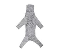 TAKOXIA Traje de perro con control de desprendimiento para perros de recuperación de cirugía en interiores, overol de una pieza, camisa calmante para la ansiedad para perros machos y hembras