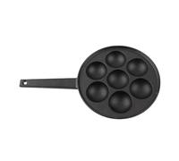 Takoyaki Pan de hierro fundido antiadherente 7 agujeros Takoyaki Grill Pan profundizado ampliado resistente Takoyaki Maker para restaurante Hotel uso doméstico cocina