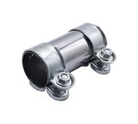 TAKPART - Abrazadera de manguera doble universal para tubo de escape (50 x 125 mm)