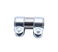 TAKPART Abrazadera para tubo de escape, abrazadera de tubo de escape, abrazadera doble, diámetro 35 x 95 mm