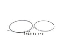TAKPART Kit de reparación universal con cable Bowden - Cable de acelerador - Cable de embrague con 9 - para bicicleta, scooter, mobylette, ciclomotor.