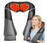 TAKRINK Masajeador Cervical y Espalda Shiatsu con Calor, 16 Cabezales