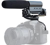 TAKSTAR SGC-598 - Micrófono de video profesional para grabación de cámara cardioides, micrófono condensador con pantalla resistente a los golpes, parabrisas, micrófono de escopeta de 3.5 mm para