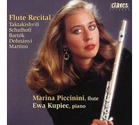 Taktakishvili/ Schulhoff/ Bartòk/ Dohnànyi/ Martinu : Flute Recital