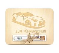 TAKULA Hucha para coche con licencia de conducir, regalo para carné de conducir, tarjeta de cumpleaños, regalo para coche