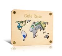 TAKULA World Tour Regalo Mapa del Mundo Mapa Mapa Mapa Dinero Regalo de Viaje Regalo para Viaje Mundial Regalo para Vacaciones Caja de Viajes Hucha Regalo para Viajeros