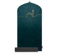 TAKVA Alfombrilla de oración premium | Colección Kaaba (COMFITPLUS, esmeralda Kaaba)
