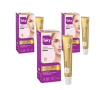 Taky Aceites Naturales Crema Depilatoria Facial Pack 3 x 20 ml, Con Aceite de Argán, Caléndula y Macadamia, Para Depilación Facial
