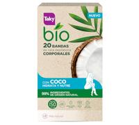 Taky Bandas Depilatorias Corporales con Coco BIO 20 uds