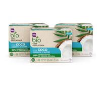 Taky Bio Cera Depilatoria con Coco Pack 3 x 100 g, Cera para Baño María o Fuego Lento, 99% Ingredientes de Origen Natural, con Toallitas Post-Depilación