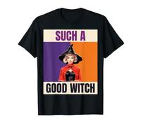 Tal Buena Bruja Vintage Pinup Halloween Camiseta