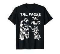 Tal Padre Tal Hijo Motocross Moto Desporte Outfit Camiseta