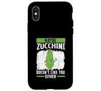 Tal Vez al calabacín Tampoco le Gustas Vegano Vegetariano Carcasa para iPhone X/XS