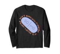 Tal Vez Ella nace con él. Tal Vez Sea ZOLOFT Diseño Divertido Manga Larga