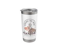 Tal vez fuiste creado para un tiempo como este Ester 4:14 Vaso térmico de acero inoxidable de doble pared