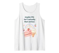 Tal Vez la Vida no es Realmente Tan Serio Kawaii Camiseta sin Mangas