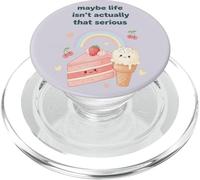 Tal Vez la Vida no es Realmente Tan Serio Kawaii PopSockets PopGrip para MagSafe