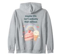 Tal Vez la Vida no es Realmente Tan Serio Kawaii Sudadera con Capucha
