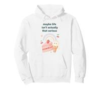 Tal Vez la Vida no es Realmente Tan Serio Kawaii Sudadera con Capucha