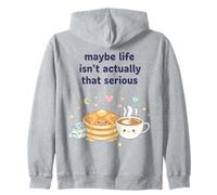 Tal Vez la Vida no es Tan Serio panqueque Kawaii Sudadera con Capucha