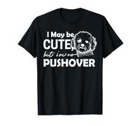 Tal vez soy lindo pero no soy agresivo Bichon Frize Camiseta