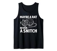 Tal Vez una Rata Nunca una Snitch | Divertido Sin Snitching Camiseta sin Mangas
