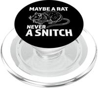 Tal Vez una Rata Nunca una Snitch | Divertido Sin Snitching PopSockets PopGrip para MagSafe