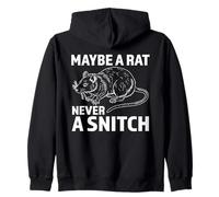 Tal Vez una Rata Nunca una Snitch | Divertido Sin Snitching Sudadera con Capucha
