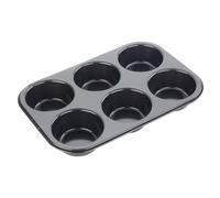 Tala Cooking Molde para Muffins, Acero, Negro, 3.5x18.5x31 cm