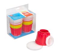 Tala Cooking Moldes Mini para Postres con Tapa, Multicolor, 20x8.5x15.5 cm