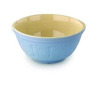 Tala Cuenco de cerámica Tradicional para Mezclar, diseño Azul/Crema, 2800 ml