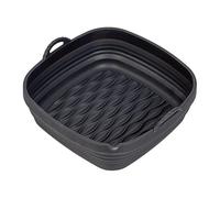 Tala Forro cuadrado plegable de silicona para freidora de aire, 20,5 x 21,5 x 8 cm