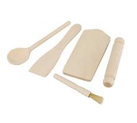 Tala Kit de repostería de Madera para niños, Color Beige, Juego de 5