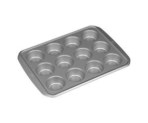 Tala Moldes para magdalenas para hornear 12 bandejas de pudín de Yorkshire, antiadherentes, bandeja para magdalenas, bandeja para hornear tartas y pasteles picados, acero al carbono, apto para