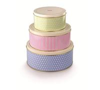 Tala Originals Latas para Galletas Set de 3, Metal Pastel | Set de 3 latas metálicas de varios tamaños, apilables y cerrables, para galletas, bizcochos, pasteles y snacks