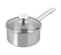 Tala Performance 10A14341 - Batería de cocina (acero inoxidable, 16 cm, con tapa de cristal)